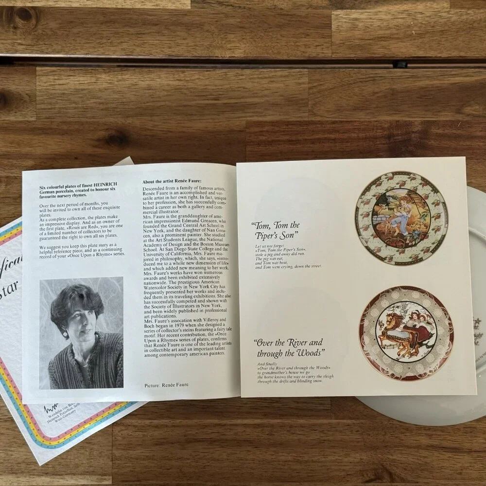 Villeroy & Boch Heinrich Germany Once Upon A Rhyme- Star Light, Star Bright 2879
